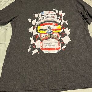 Men’s Dale Jr. Graphic Tee Grey Color Sz. L
